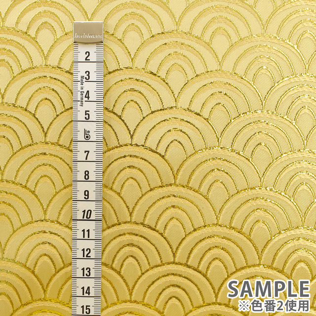 生地 スケイルジャガード(120091) 5.ブルー 09Bh18_