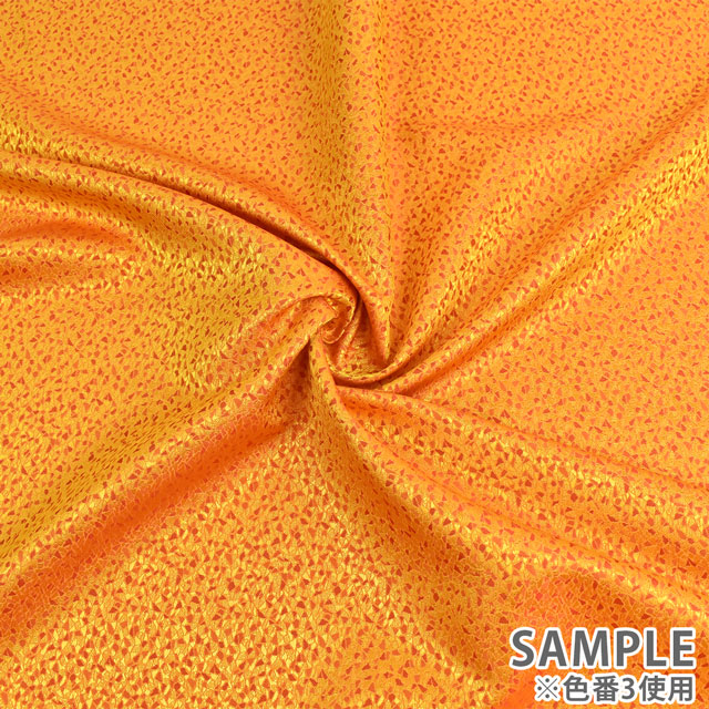 生地 プリズムポリジャガード(120096) 3.オレンジ 10Aa05_