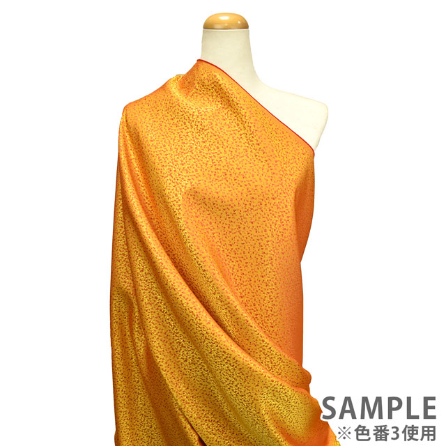 生地 プリズムポリジャガード(120096) 3.オレンジ 10Aa05_