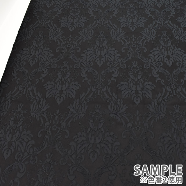 生地 マルクスジャガード(120097) 1.ホワイト 10Aa02_