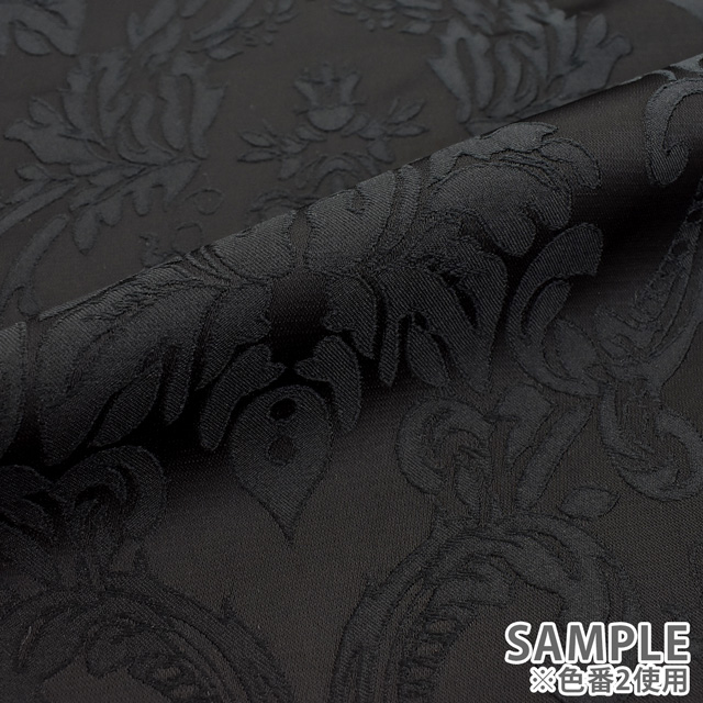 生地 マルクスジャガード(120097) 1.ホワイト 10Aa02_