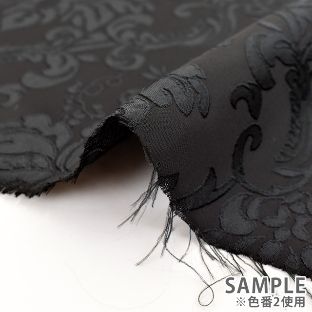 生地 マルクスジャガード(120097) 1.ホワイト 10Aa02_