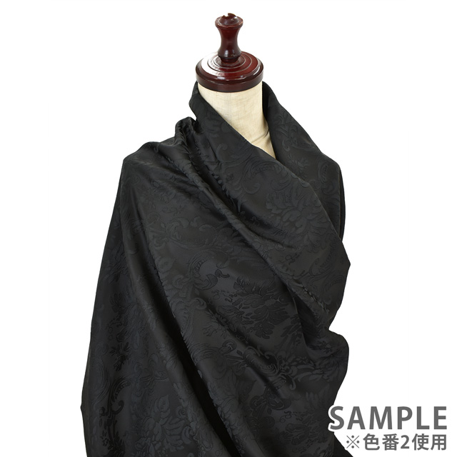 生地 マルクスジャガード(120097) 1.ホワイト 10Aa02_