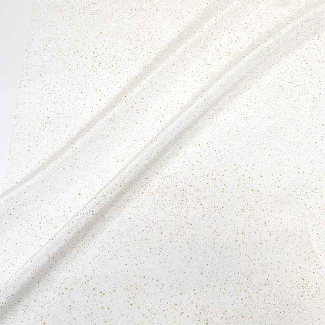 ちりめん生地 京友禅 金彩(121180) 5201.白 09Bh18_