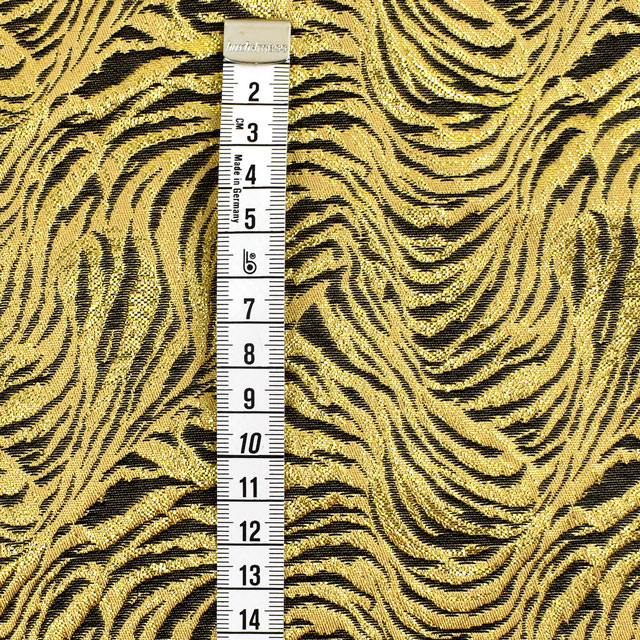 金襴生地 干支用 寅(5397-5) 黒金 09Bh18_