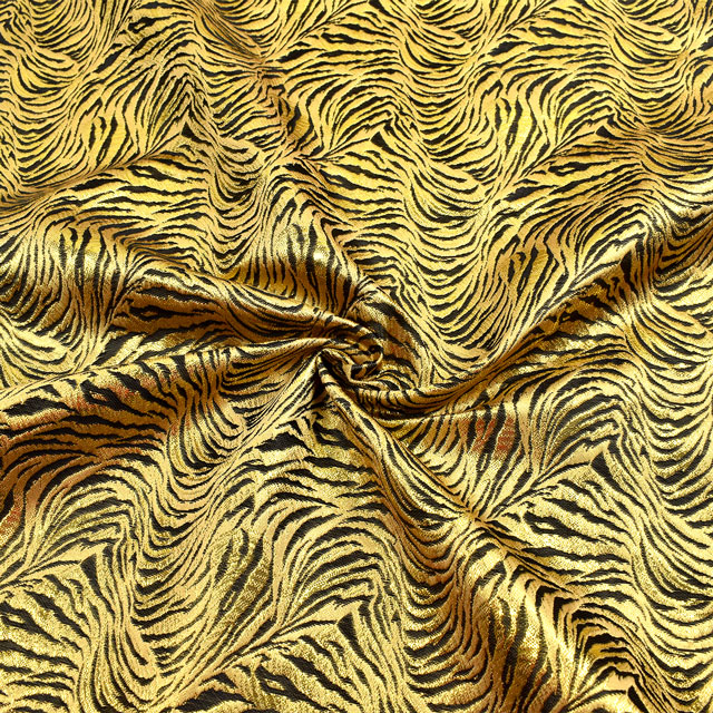 金襴生地 干支用 寅(5397-5) 黒金 09Bh18_