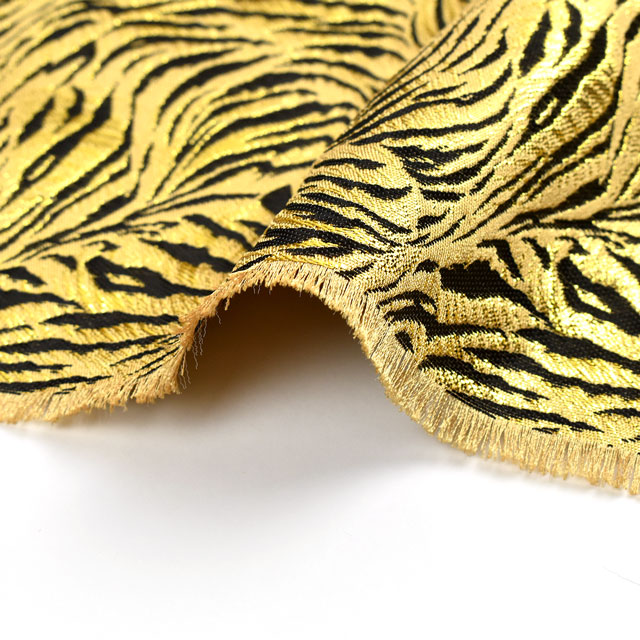 金襴生地 干支用 寅(5397-5) 黒金 09Bh18_