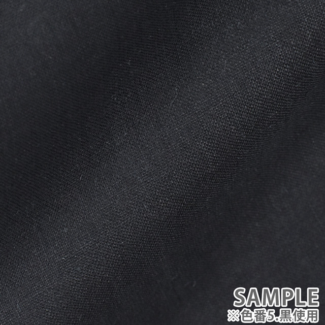 生地 細番手 薄手カラーリネン(130127500) 4.紺 99Zz99_