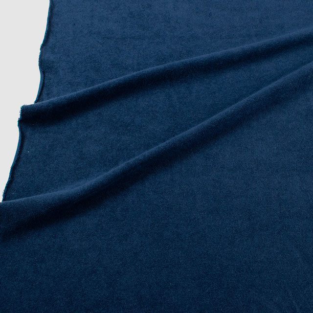 生地 T/C40ニットパイル(131) 5.ネイビー 09Bo32_