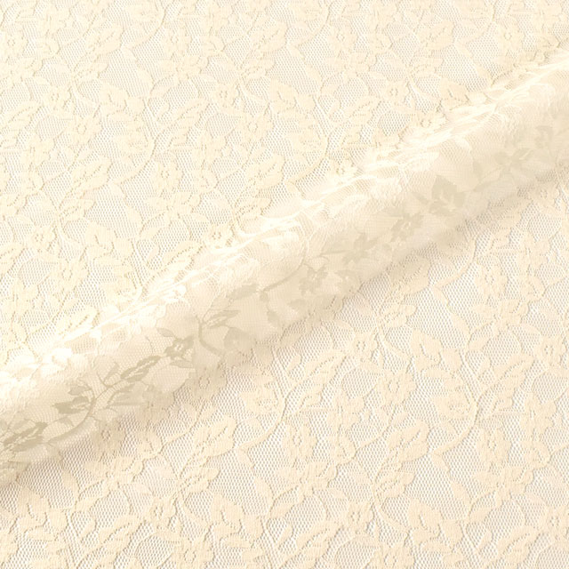 生地 ラッセルレース(14827) 4.ベージュ 10Ac04_