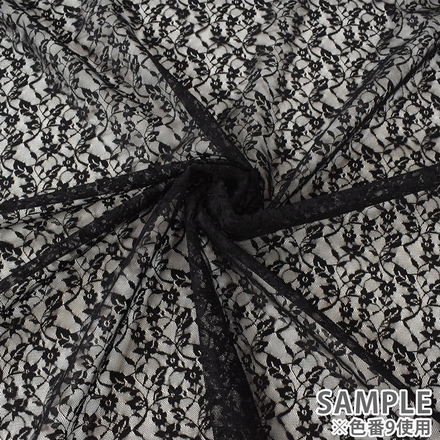 生地 ラッセルレース(14827) 4.ベージュ 10Ac04_