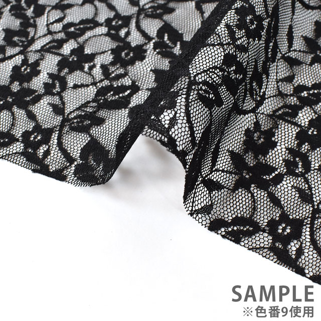 生地 ラッセルレース(14827) 4.ベージュ 10Ac04_