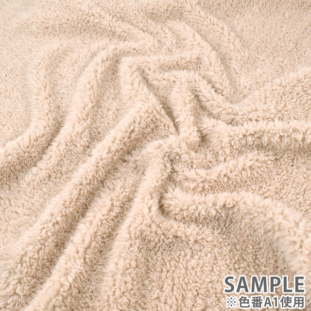 生地 プードルファー(150-1324) A1.ライトベージュ 10Bn99_