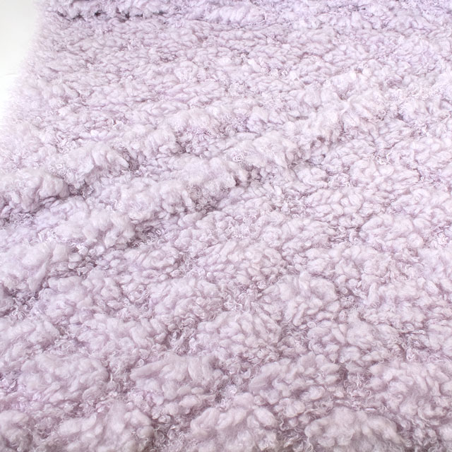 ファー生地 ポクシナダ(150-1638) A3.ラベンダー 99Zz99_