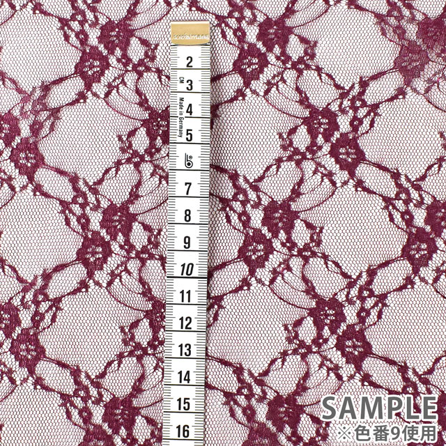 生地 ラッセルレース(15192) 5.サックス 99Zz99_