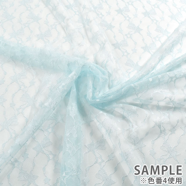 生地 ラッセルレース(15293) 6.ラベンダー 99Zz99_