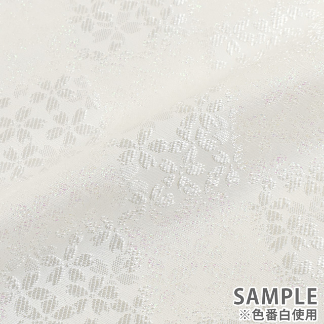 金襴生地 桂錦新箔上PH 桜市松(156-2109-4) 白 09Bh18_