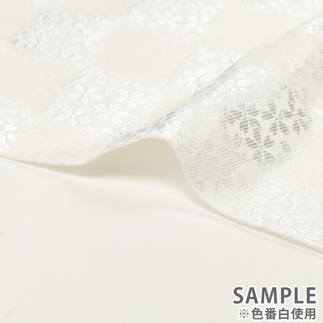 金襴生地 桂錦新箔上PH 桜市松(156-2109-4) 白 09Bh18_