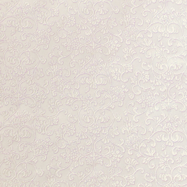 金襴生地 桂錦新箔上PH ラメ唐草上(156-2176-1) 白 09Bh18_