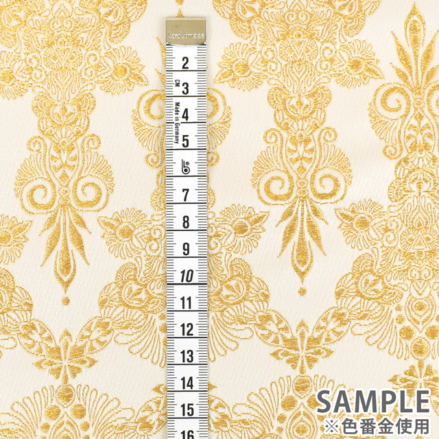 金襴生地 桂錦2号上 舶来(156-3005-4) 銀 09Bh18_