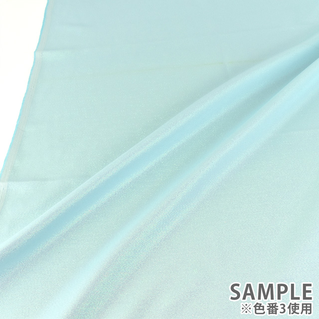 生地 ミルキーバックサテン(160257) 1.オーロラホワイト 10Bg11_