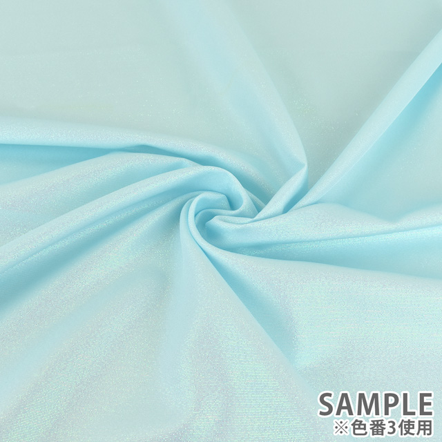 生地 ミルキーバックサテン(160257) 1.オーロラホワイト 10Bg11_