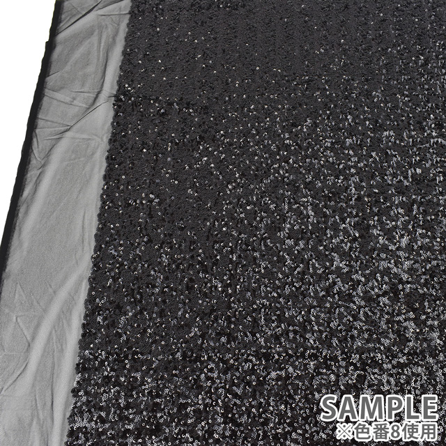 スパンコール生地 幻のスパン (160346) 20.ゴールド×ホログラム 10Ad06_