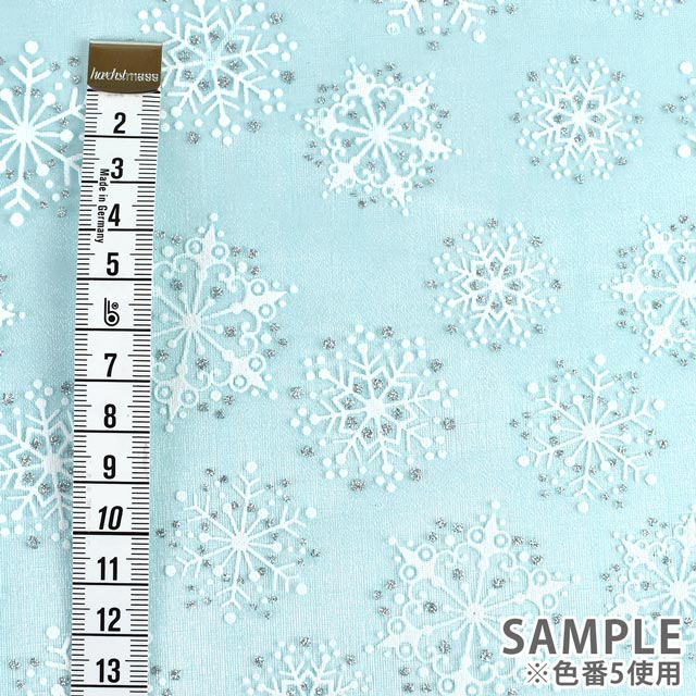 オーガンジー生地 スノーダンスオーガンジー(160392) 5.ライトブルー 10Bg10_