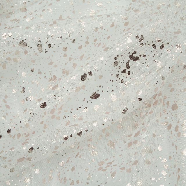生地 バンビーノチュール (160410) 1.ホワイト×ゴールド 10Bg11_
