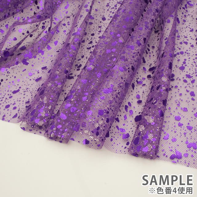 生地 バンビーノチュール (160410) 1.ホワイト×ゴールド 10Bg11_