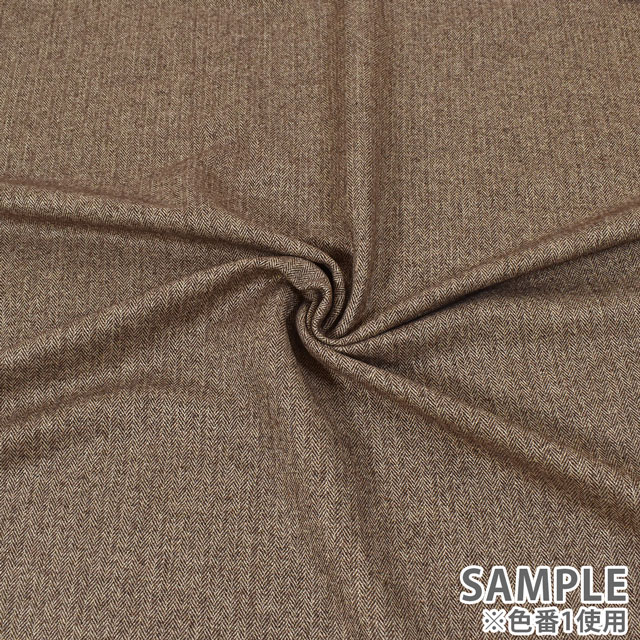 ウール生地 ウォッシャブルヘリンボン(16241) 3.グレー 09Cs42_