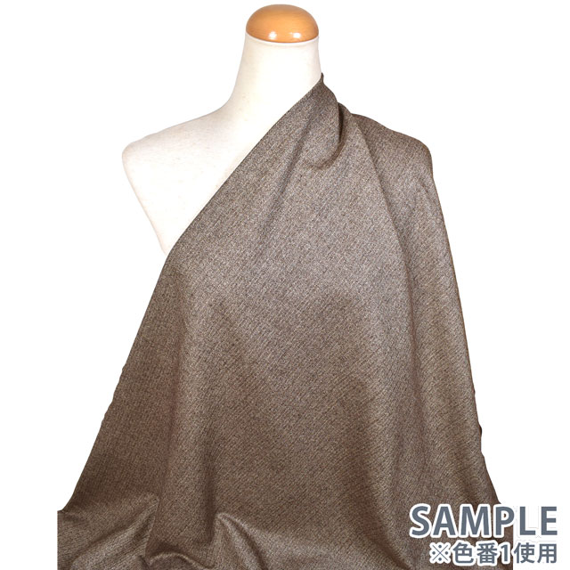 ウール生地 ウォッシャブルヘリンボン(16241) 3.グレー 09Cs42_