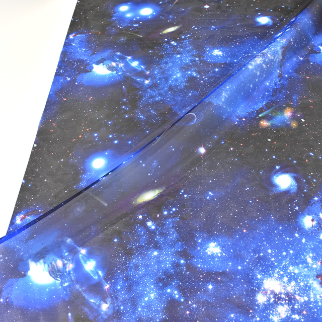 生地 スペースオーガンジー(170419) 1.ブルー系 10Bg10_