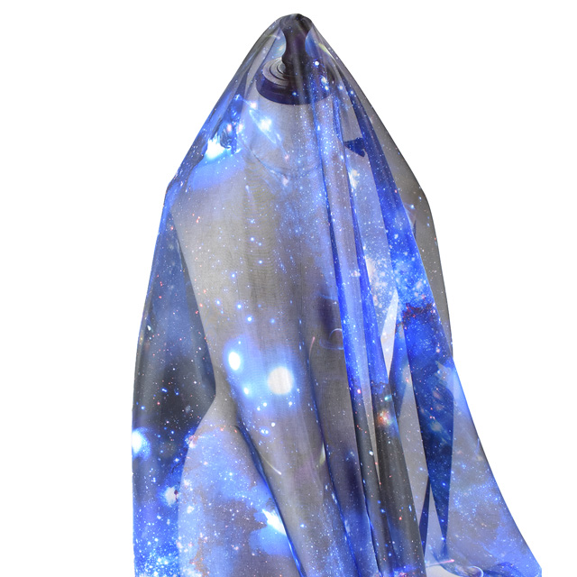 生地 スペースオーガンジー(170419) 1.ブルー系 10Bg10_