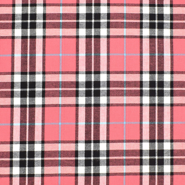 21.サーモンピンク×水色ライン