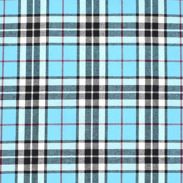 22.明るい水色×赤ライン