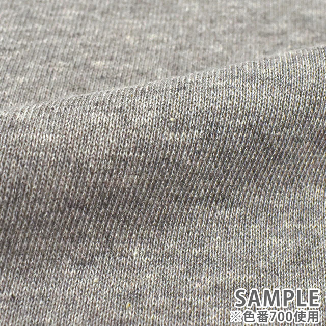 生地 30/10裏毛ニット(185) 700.杢グレー 09Bo33_