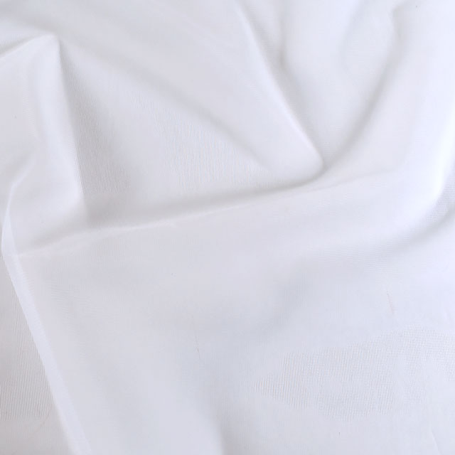 生地 ナイロントリコットハーフ(1919) 1.白 10Bk15_