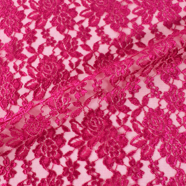 生地 ラッカバンレース(194146) 13.ショッキングピンク 10Ac04_