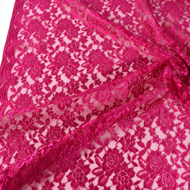 生地 ラッカバンレース(194146) 13.ショッキングピンク 10Ac04_