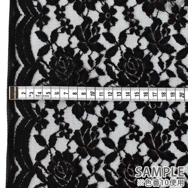 生地 ラッカバンレース(194146) 13.ショッキングピンク 10Ac04_