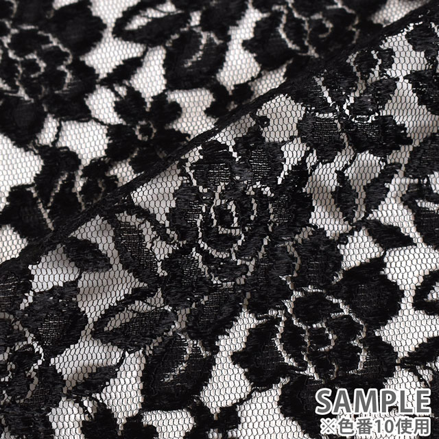 生地 ラッカバンレース(194146) 13.ショッキングピンク 10Ac04_