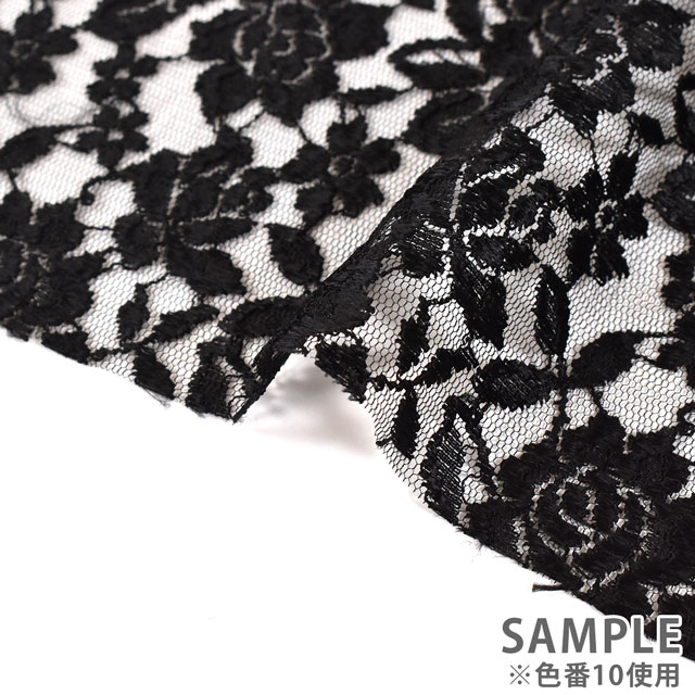 生地 ラッカバンレース(194146) 13.ショッキングピンク 10Ac04_