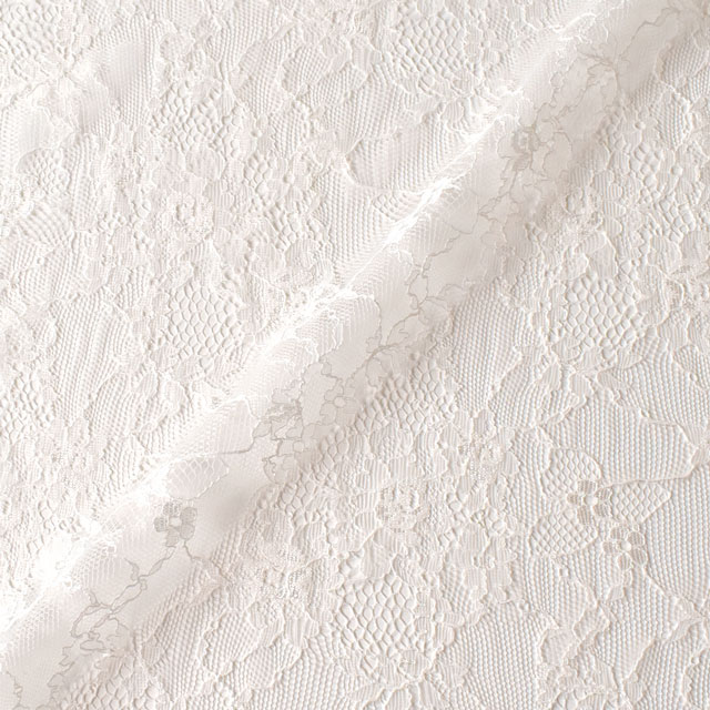 生地 フラワーブーケレース(194254) 1.白 10Ac04_