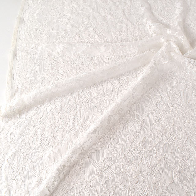 生地 フラワーブーケレース(194254) 1.白 10Ac04_