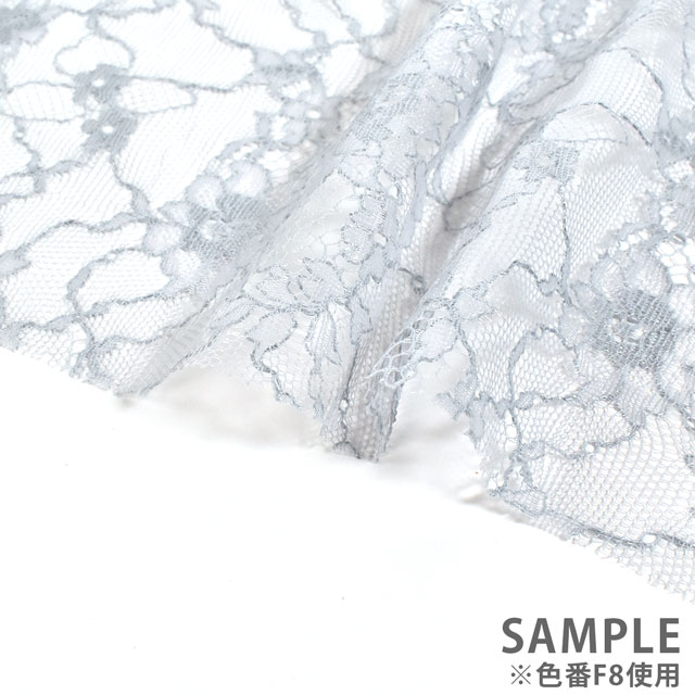 生地 フラワーブーケレース(194254) 1.白 10Ac04_