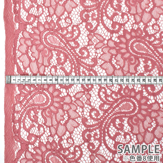 生地 クレストレース(194315) 8.ダルピンク 10Ac04_