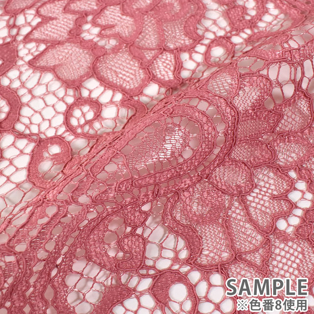 生地 クレストレース(194315) 8.ダルピンク 10Ac04_