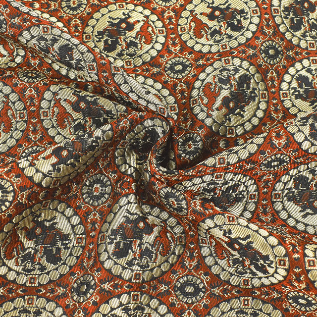 金襴生地 新紹巴 馬(2-10383-3) 09Bh18_