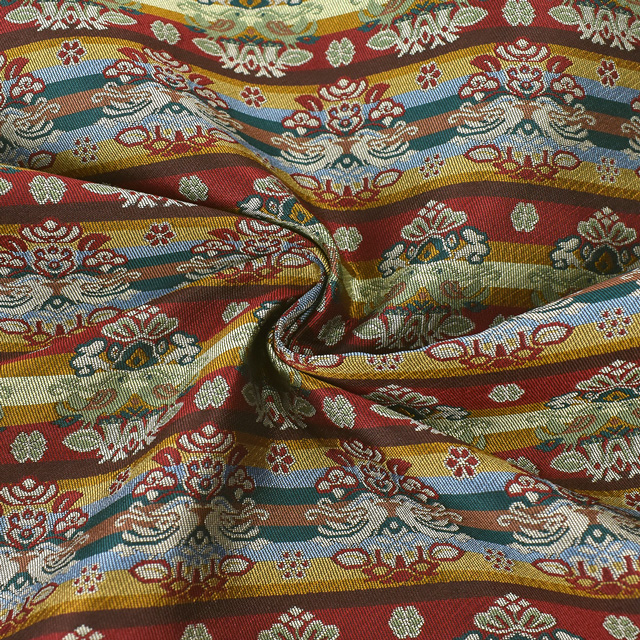 金襴生地 新紹巴 鳥(2-10398-2) 09Bh18_